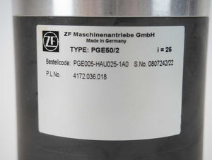 ZF Maschinenantriebe PGE005-HAU025-1A0 PGE50/2 Planetary Gearbox i=25