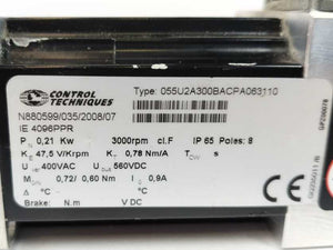 Control Techniques 055U2A300BACPA063110 Servo Motor