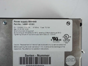 Bihl+Wiedemann 149501-51061 Power Supply BW1649