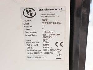 Vitrifrigo 520E090103L.000 FG12I 11L Milk Refrigerator/Cooler