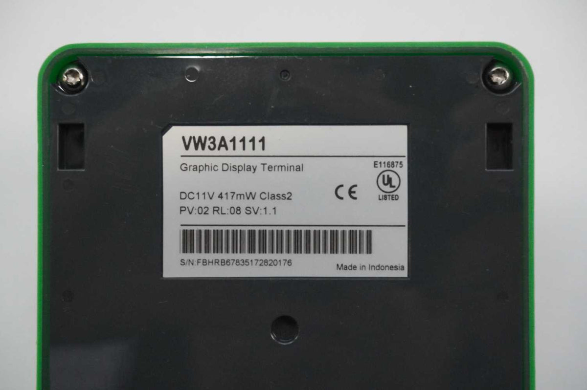Schneider Electric VW3A1111 Graphic Display Terminal 070223