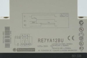 Schneider Electric RE7YA12BU Zelio-Time Star-Delta Timer Relay 031230
