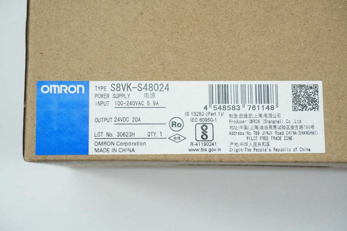 OMRON S8VK-S48024 Power Supply