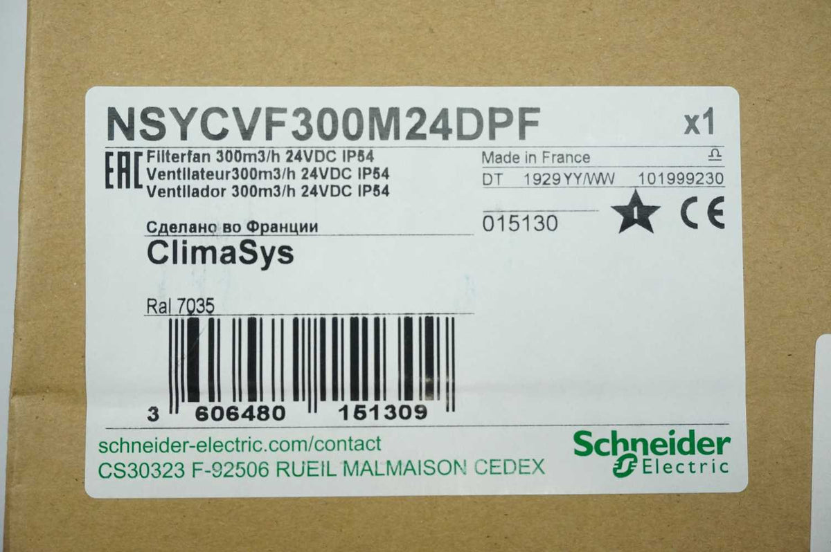 Schneider Electric NSYCVF300M24DPF ClimaSys Ventilator w/ Filter