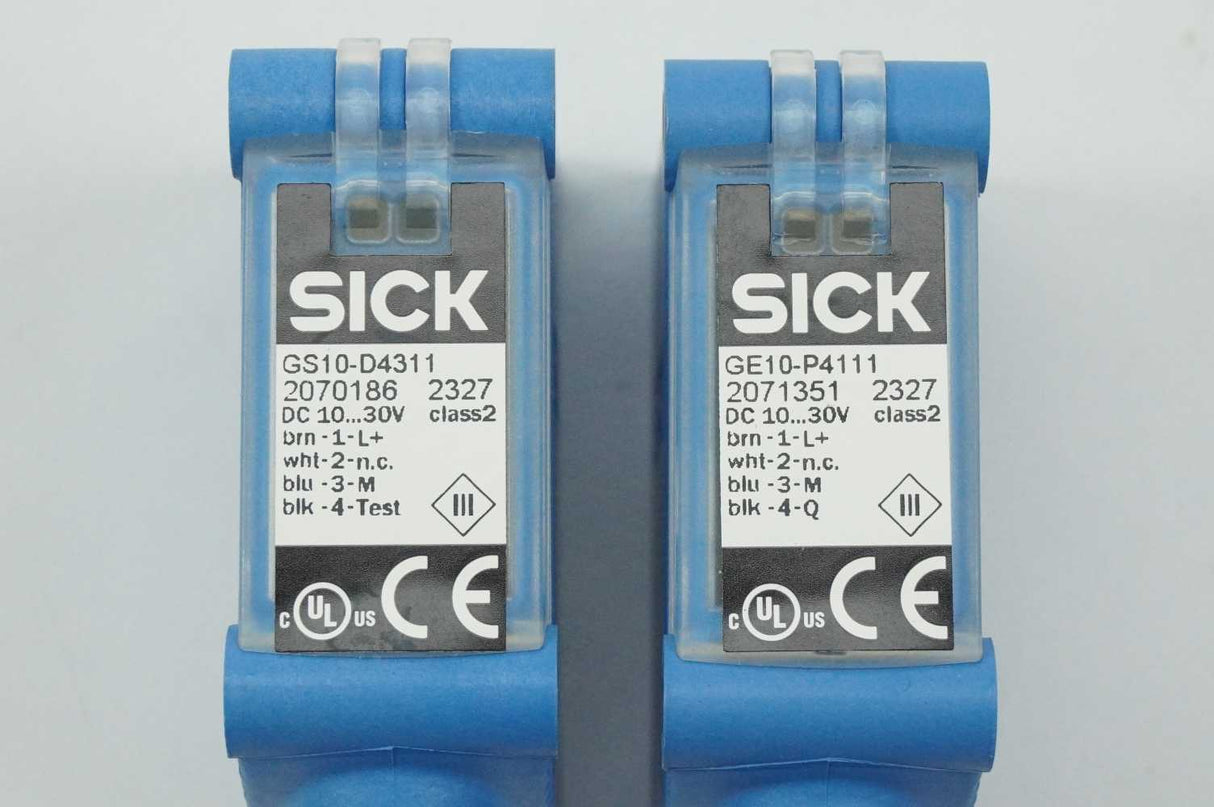 SICK 1065899 GSE10-P4111 Through-beam Photoelectric Sensor Pair