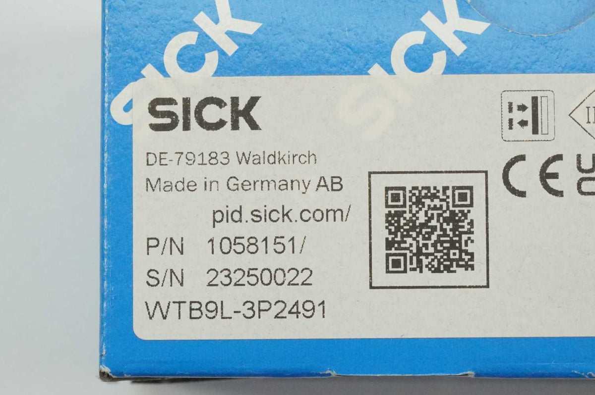 SICK 1058151 WTB9L-3P2491 Photoelectric Sensor