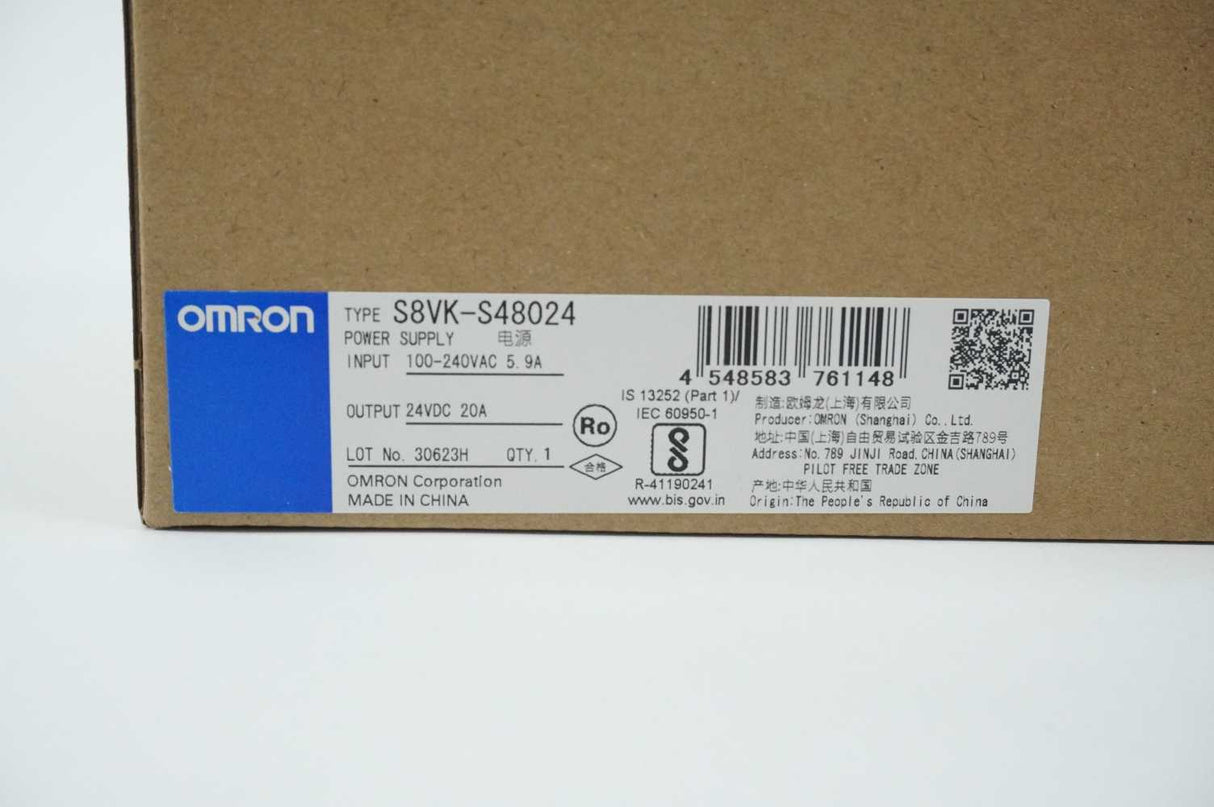 OMRON S8VK-S48024 Power Supply