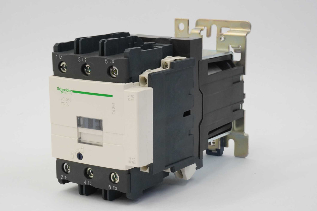 Schneider Electric LC1D80 TeSys D 3-Pole AC Contactor, 110A