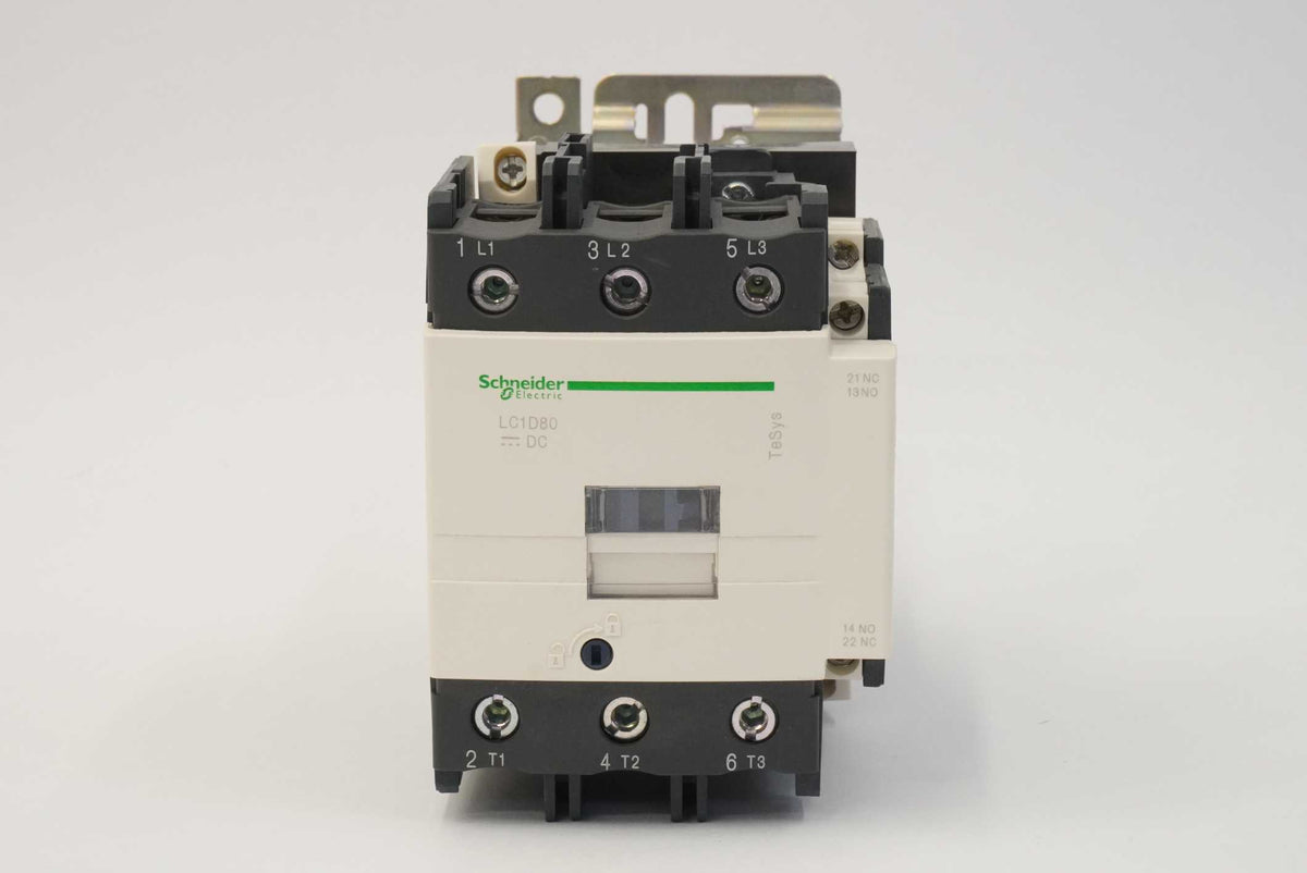 Schneider Electric LC1D80 TeSys D 3-Pole AC Contactor, 110A