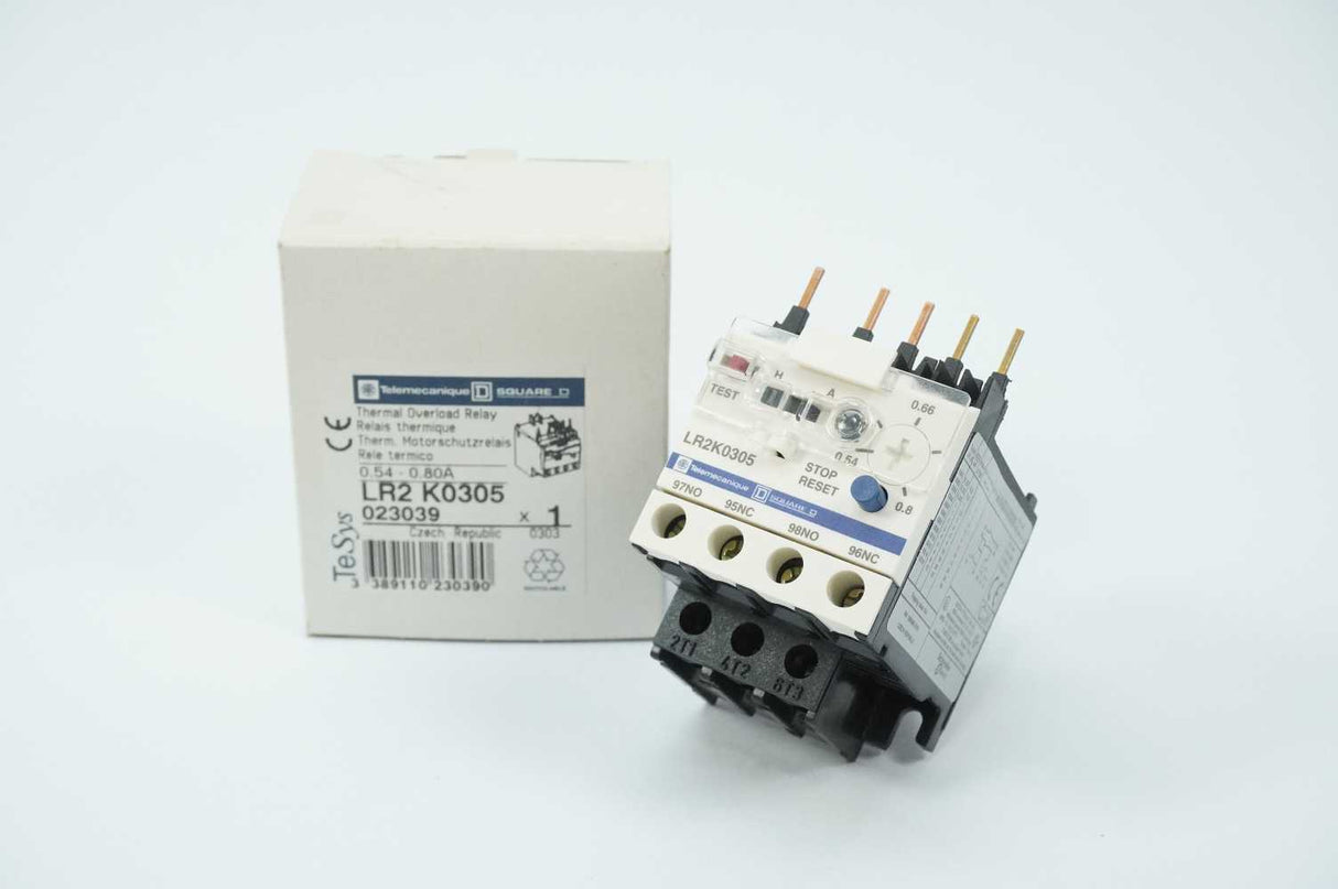 TELEMECANIQUE LR2K0305 TeSys Thermal Overload Relay 023039