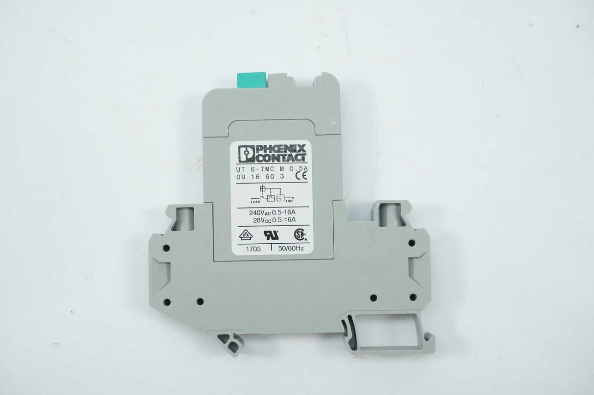 Phoenix Contact 0916603 UT 6-TMC M 0.5A Thermomagnetic Circuit Breaker Box 6 Pcs
