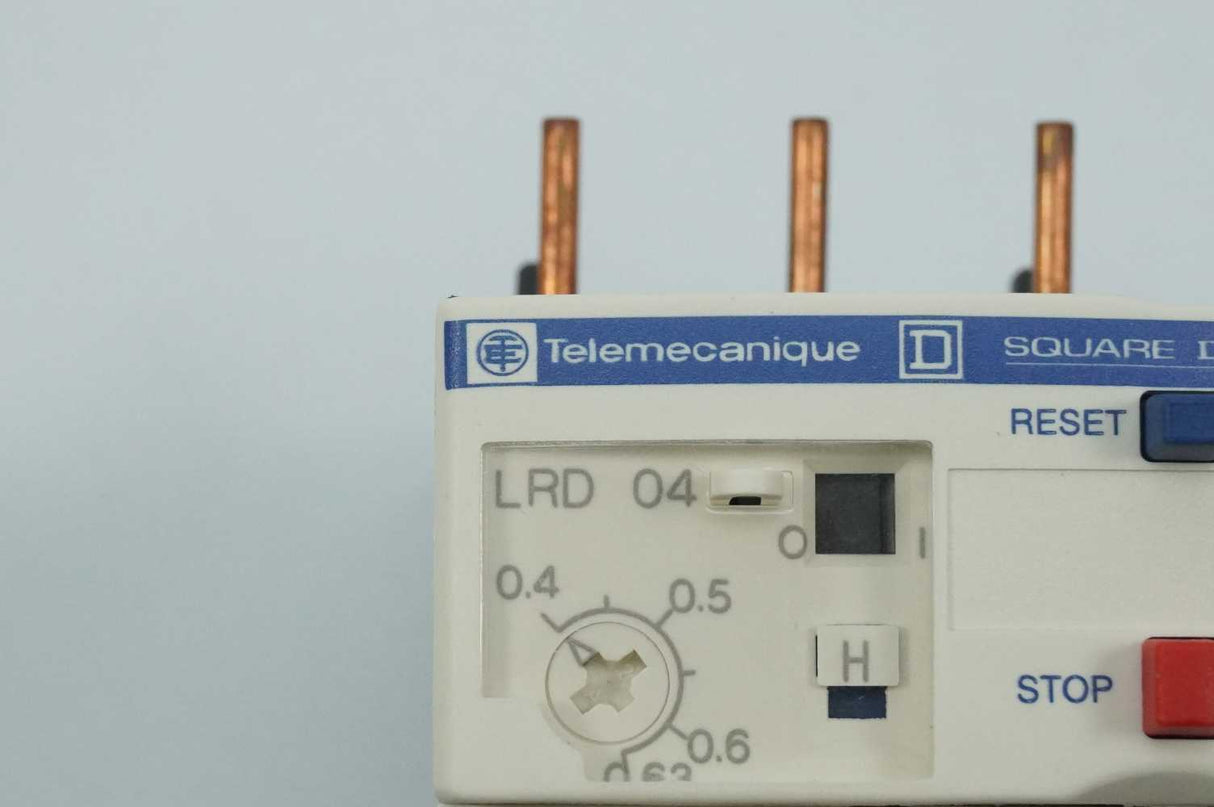 TELEMECANIQUE LRD04 TeSys Relay 0.4-0.63A 034674