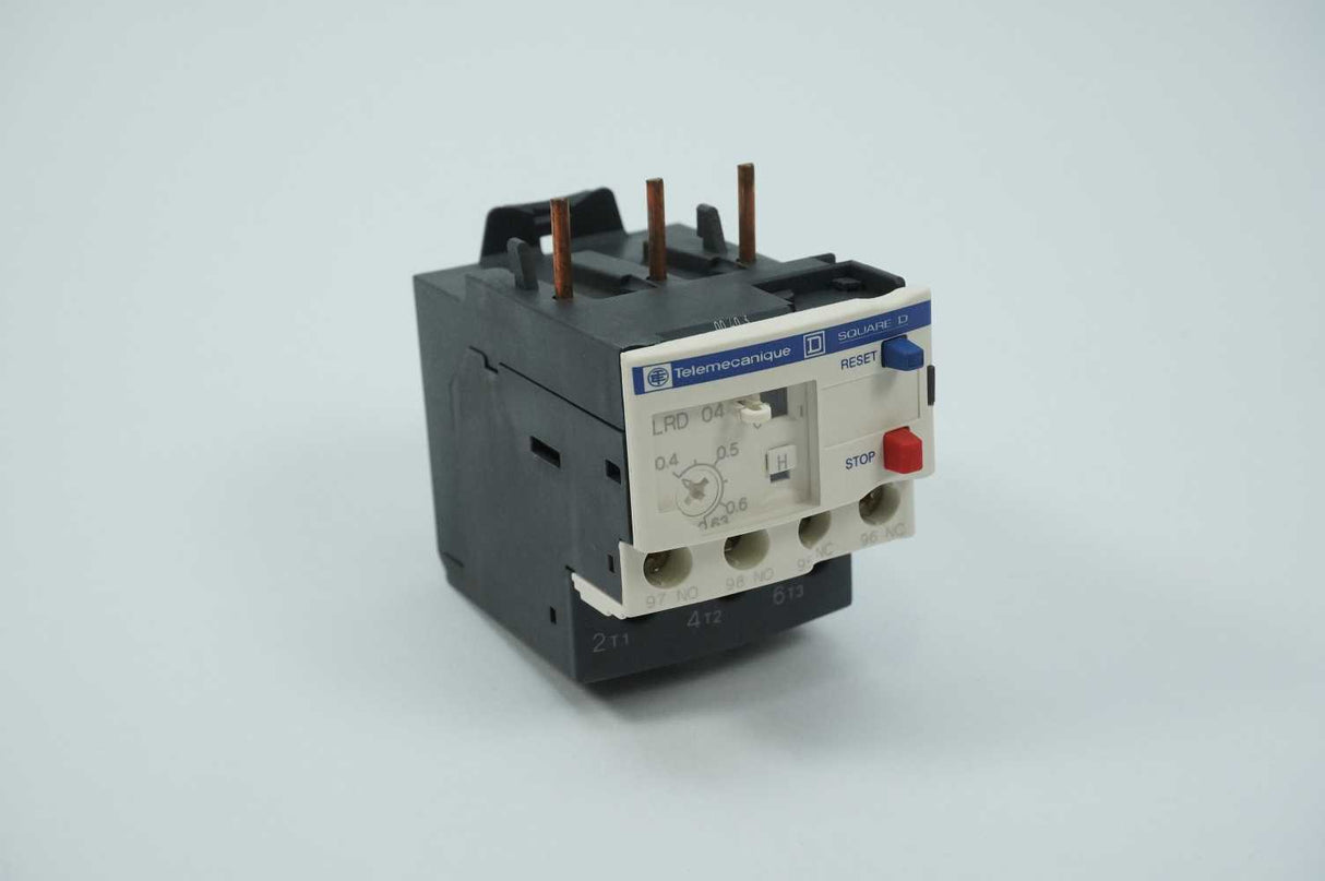 TELEMECANIQUE LRD04 TeSys Relay 0.4-0.63A 034674