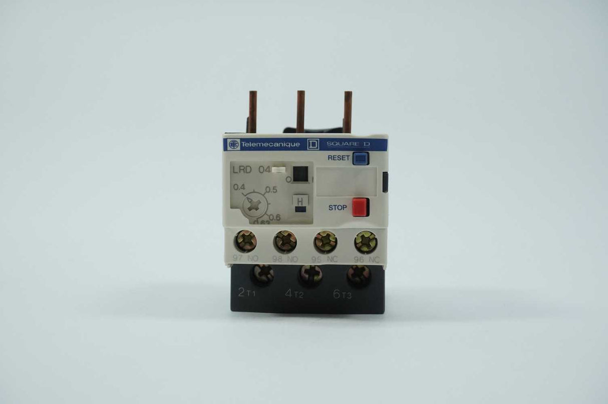 TELEMECANIQUE LRD04 TeSys Relay 0.4-0.63A 034674