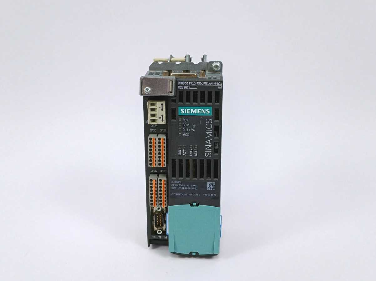 Siemens 6SL3040-0JA01-0AA0 Sinamics S110 Control Unit CU305 DP