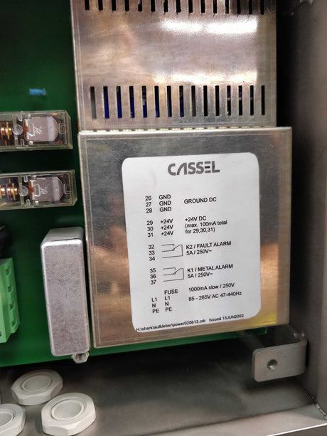Cassel Metal Shark Digital metal detector, Dimensions Inner: 55x60x51cm