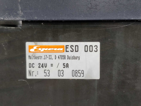 Espera ESD 003 Printer with power supply ESN 13