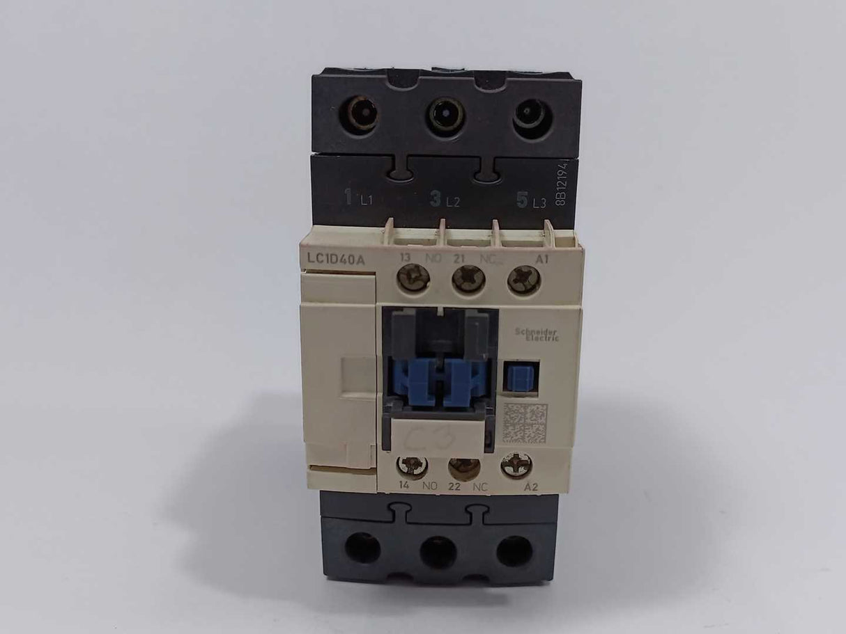 Schneider Electric LC1D40A Contactor, 230V 50/60Hz