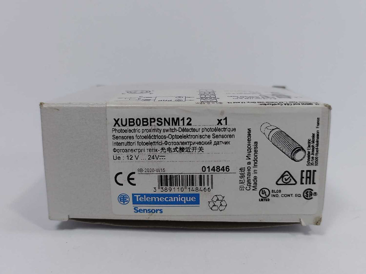 TELEMECANIQUE 014846 Photoelectric Proximity Switch XUB0BPSNM12