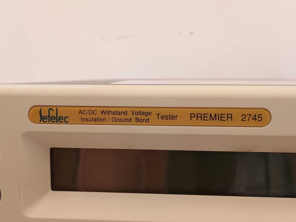 Sefelec Premier 2745 AC / DC Withstand, Voltage, insulation tester