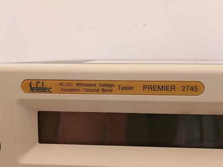Sefelec Premier 2745 AC / DC Withstand, Voltage, insulation tester