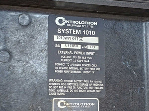 Controlotron 1010WPTR-T1GZ Flow Meter System 1010