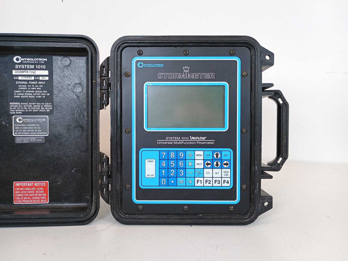 Controlotron 1010WPTR-T1GZ Flow Meter System 1010