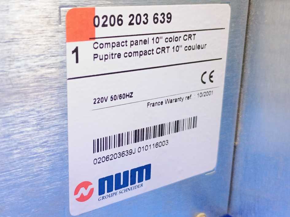 NUM 0206203639 BAV-CN3 Compact Panel 10" Color CRT