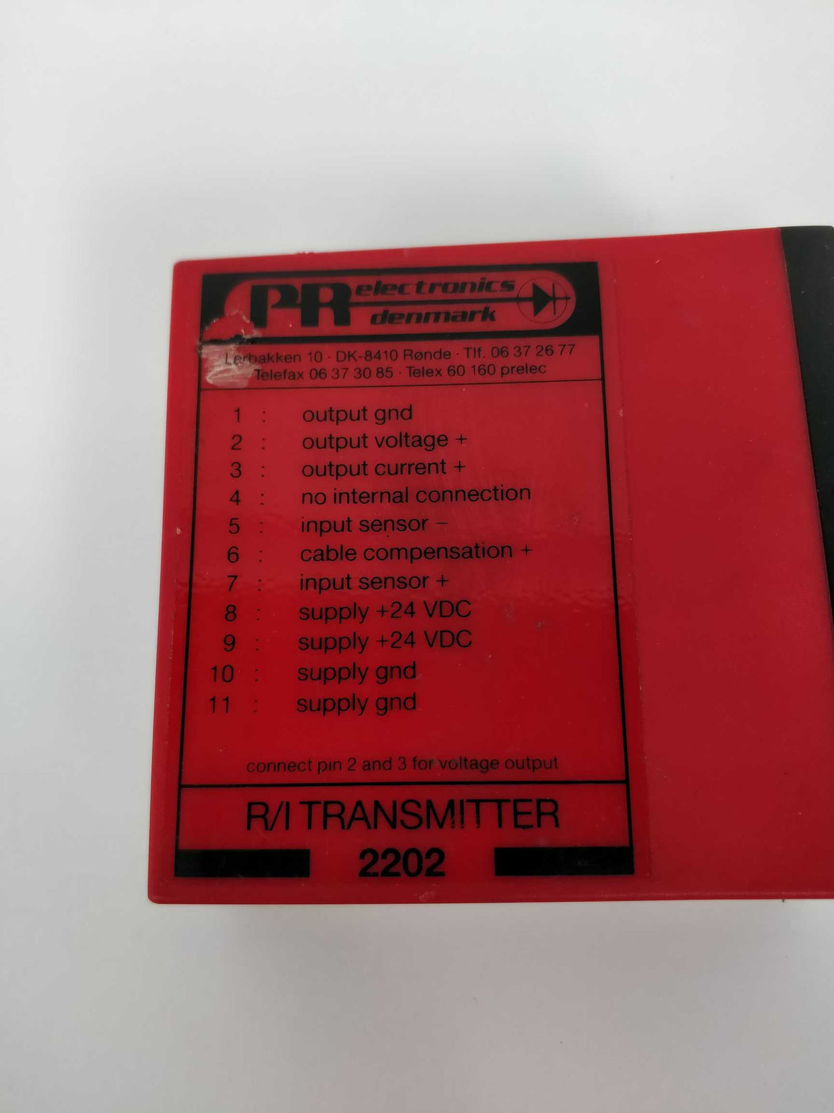 PR Electronics 2202 R2 R/I Transmitter