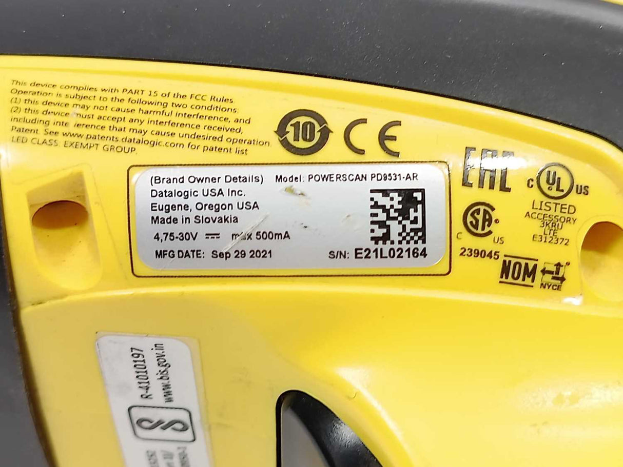 Datalogic  PD9531-AR POWERSCAN Handheld Scanner
