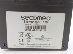 Secomea 1139 SiteManager Hardware Gateway