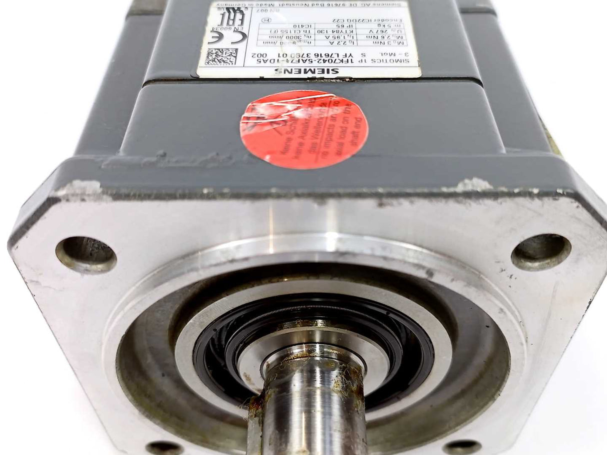 Siemens 1FK7042-5AF71-1DA5 SIMOTICS S Synchronous Servo Motor