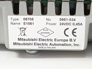 Mitsubishi E1061 06705 Operator Panel