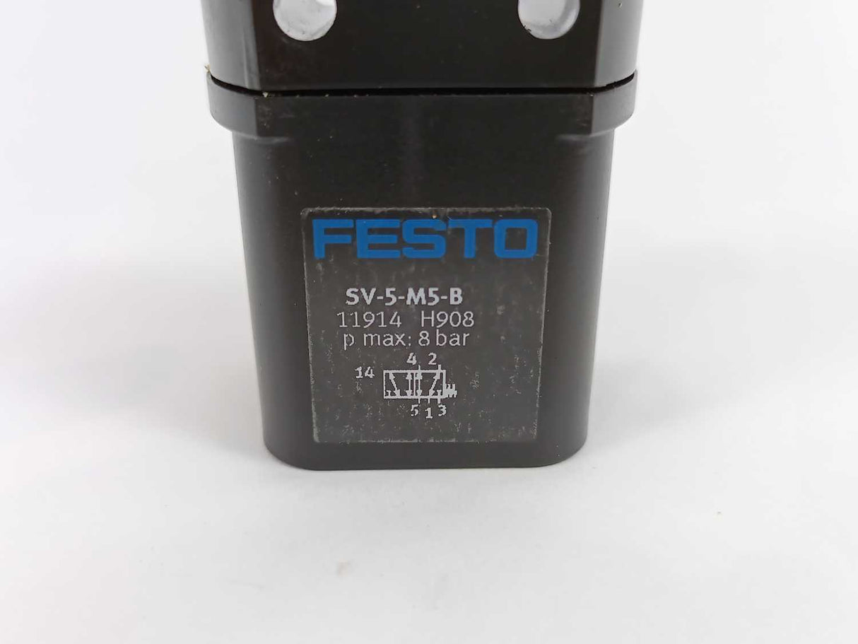 Festo 11914 SV-5-M5-B, Front panel valve