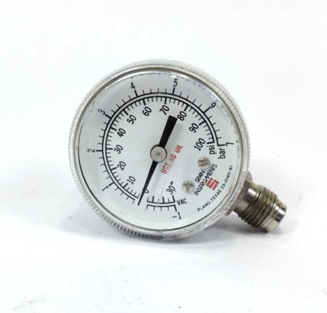 SPAN INSTRUMENTS 23-0140-B1 Bourdon tube pressure gauge 100 psi