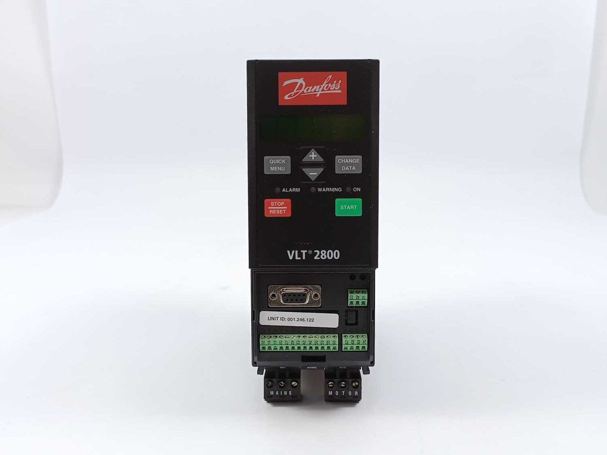 Danfoss 195N0051 VLT 2800 1,5kW VLT2815PS2B20STR1DBF00A00