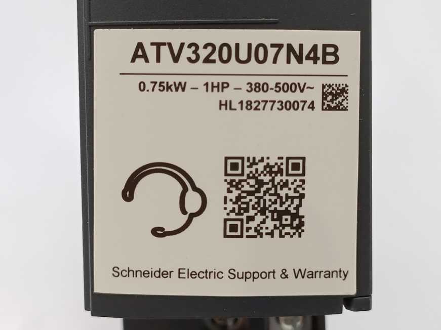 Schneider Electric ATV320U07N4B Variable Speed Drive 0.75kW