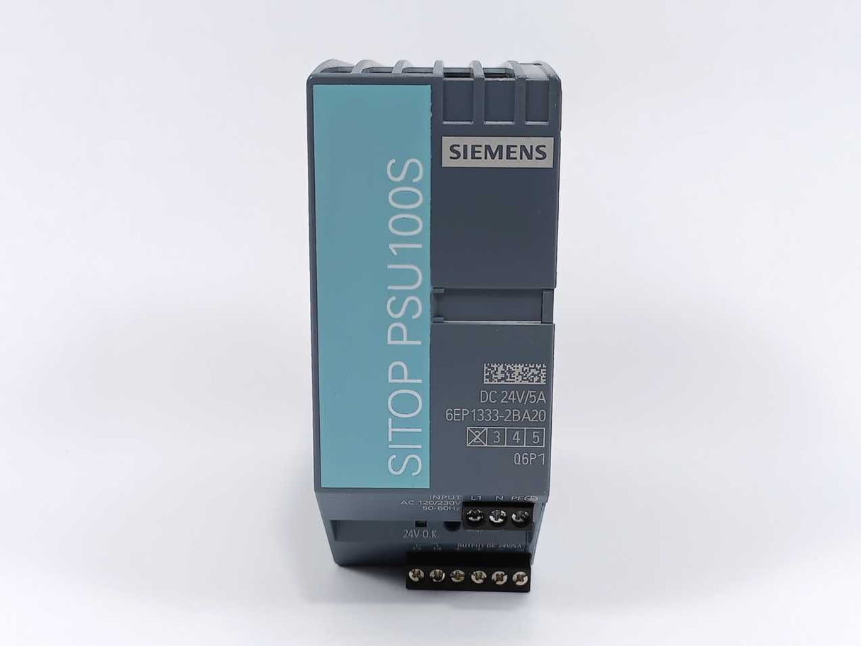 Siemens 6EP1333-2BA20 SITOP PSU100S 24 V/5A Stabilized Power Supply