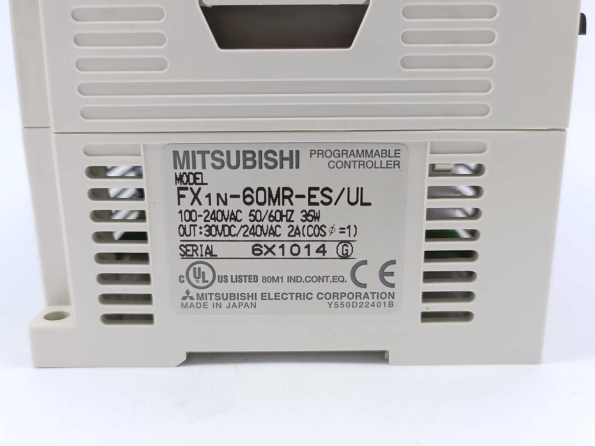 Mitsubishi FX1N-60MR-ES/UL Programmable Controller