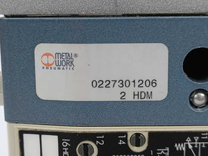 METAL WORK PNEUMATIC 02928111000 Multimatch Electro-Pneumatic Command + B&R