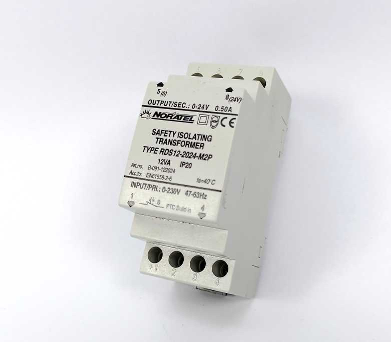 Noratel RDS12-2024-MP2 Safety Isolating Transformer
