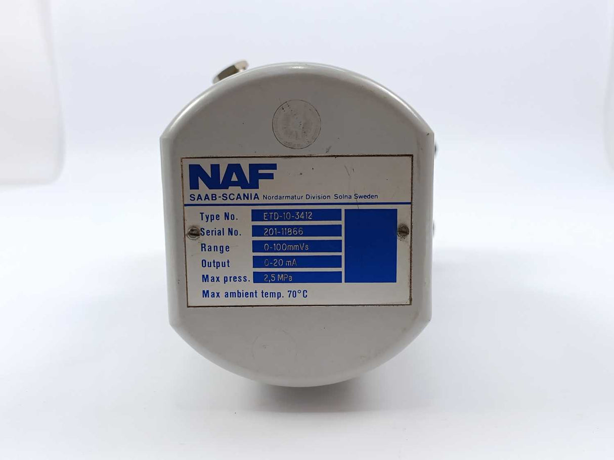 NAF SAAB-SCANIA ETD-10-3412 Electro Pneumatic Transducer 2,5MPa