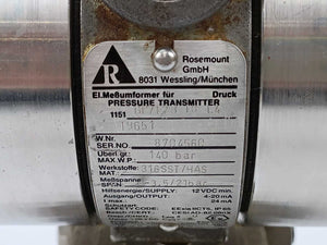 Rosemount 1151GP7E73 I8 L4 Pressure Transmitter