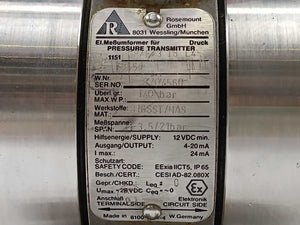 Rosemount 1151GP7E73 I8 L4 Pressure Transmitter