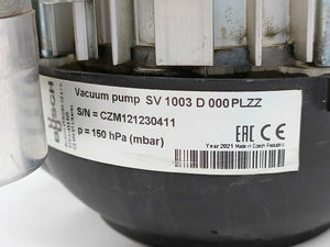 Hanning Elektro-Werke E5yz2B-078 Vacuum Pump SV 1003 D 000PLZZ 0,1/0,12 kW