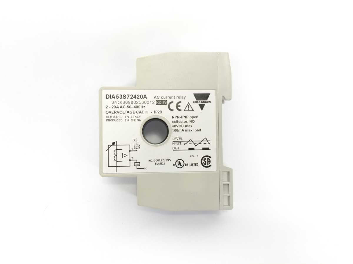 Carlo Gavazzi DIA53S72420A AC Current Relay