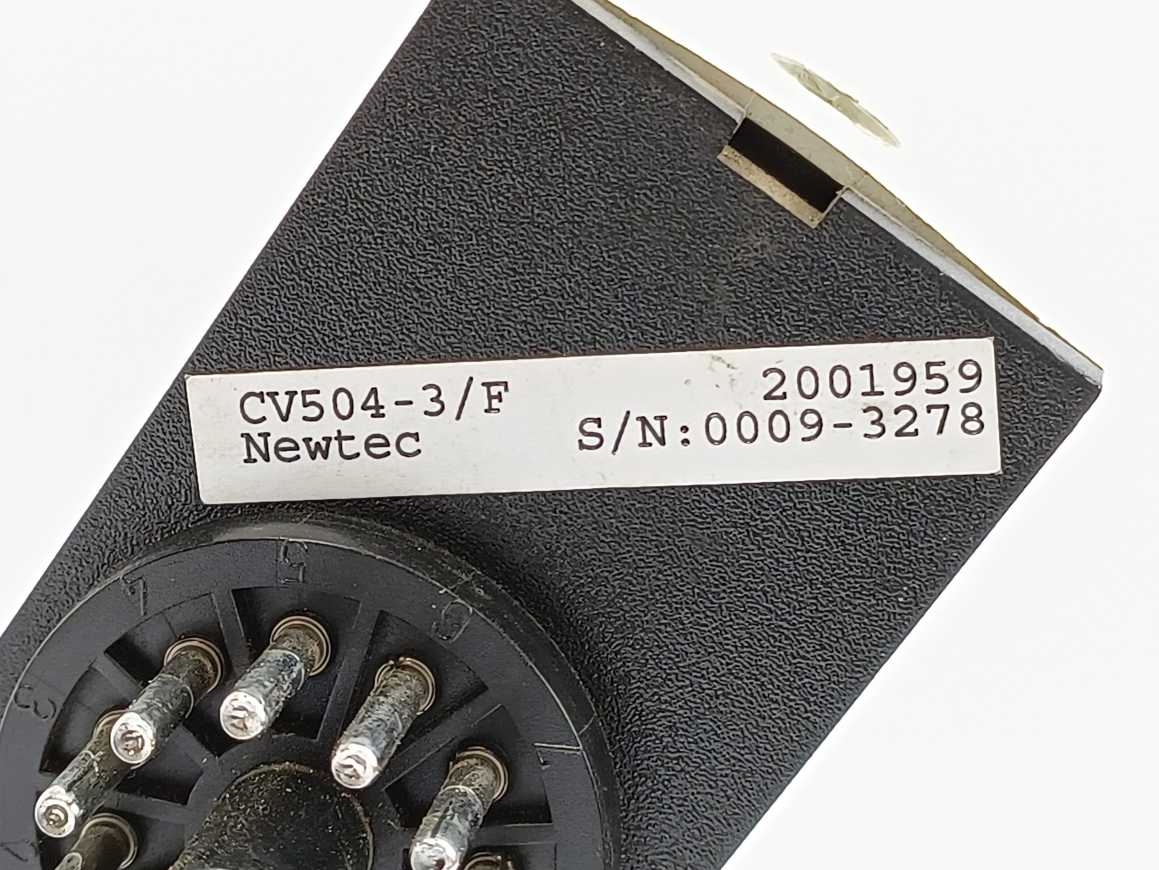 NEWTEC CV5043 Control Unit