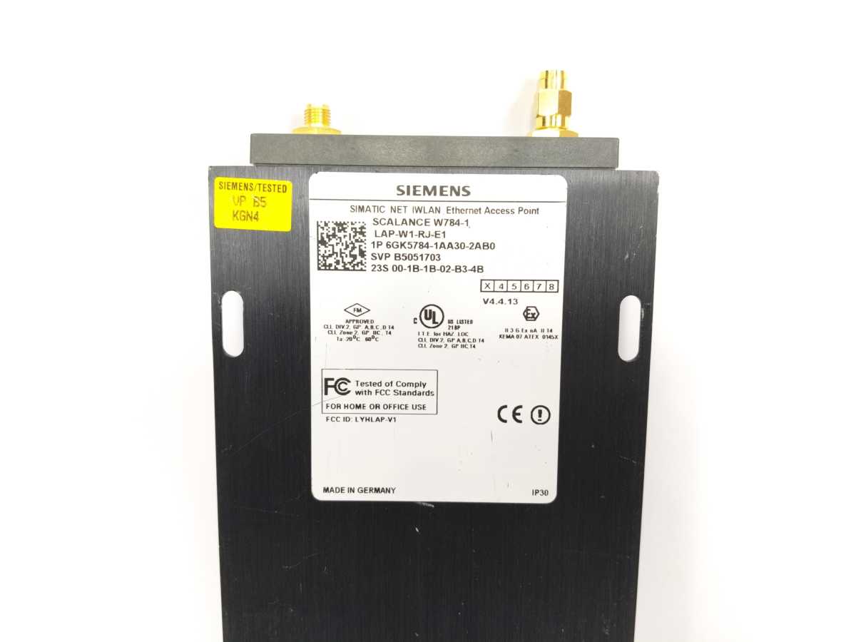 Siemens 6GK5784-1AA30-2AB0 Scalance Ethernet Access Point