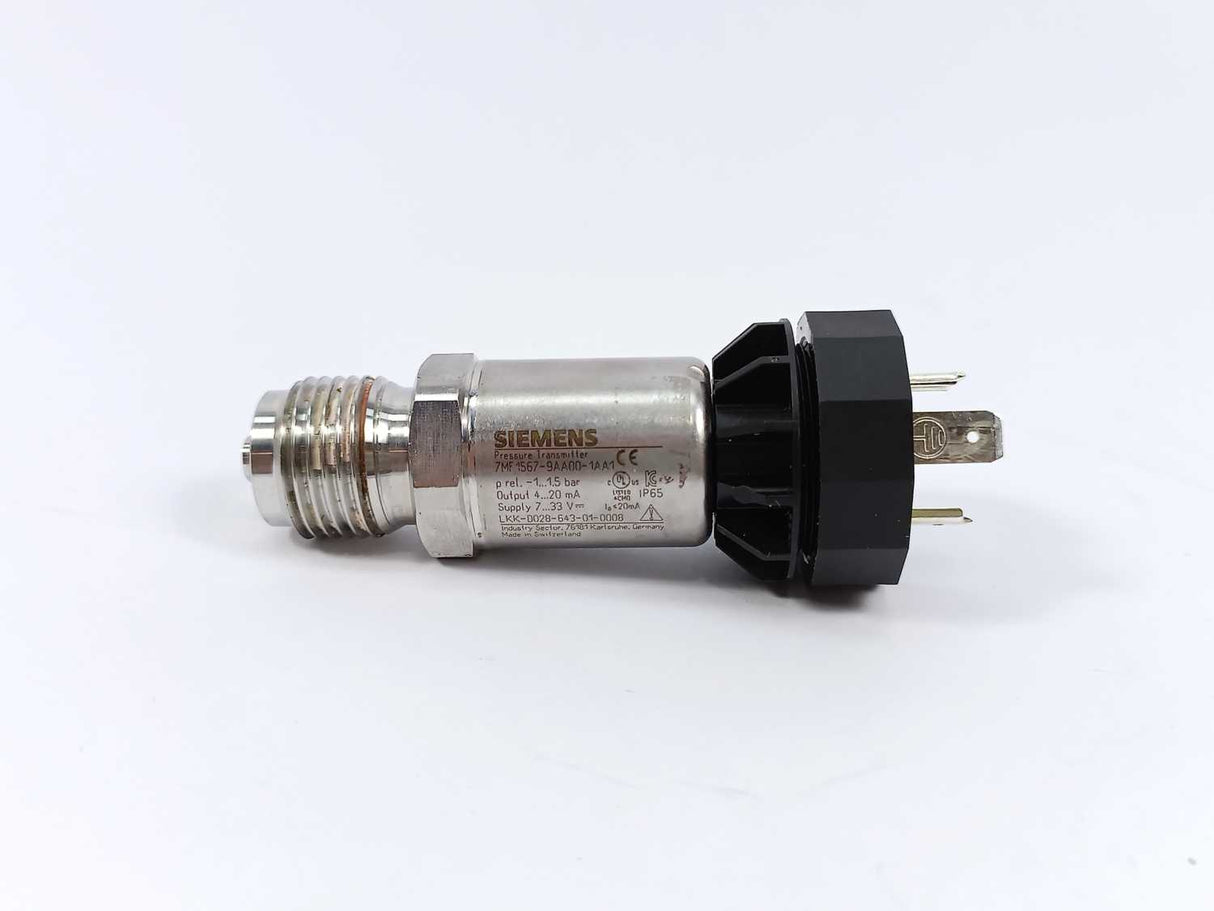 Siemens 7MF1567-9AA00-1AA1 Pressure Transmitter