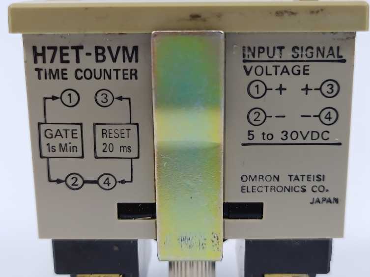 OMRON H7ET-BVM Counter Input Signal Voltage 5-30 VDC